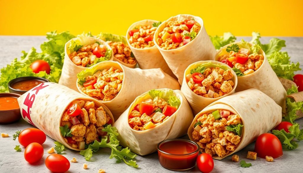 latest promotions on KFC wraps