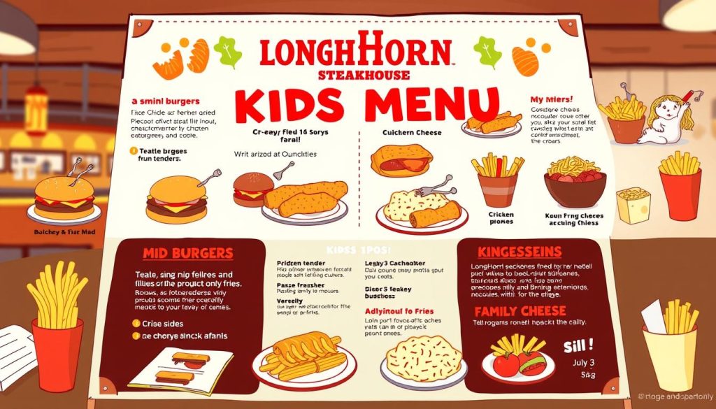 longhorn steakhouse kids menu