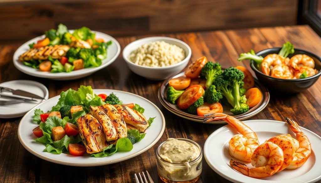 low calorie choices at longhorn steakhouse