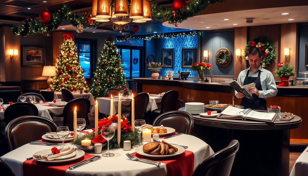 make reservations for holiday dining