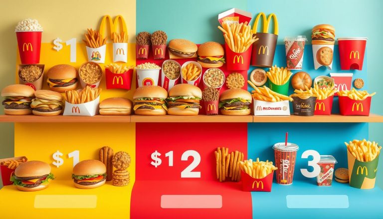 mcdonald's $1 $2 $3 menu with prices