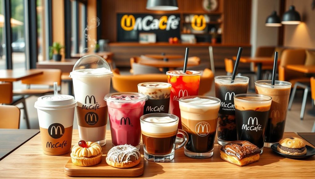 mcdonald's McCafe menu