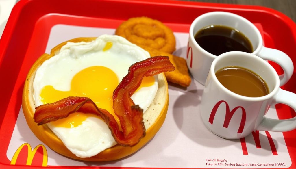 mcdonald's bagel breakfast combo