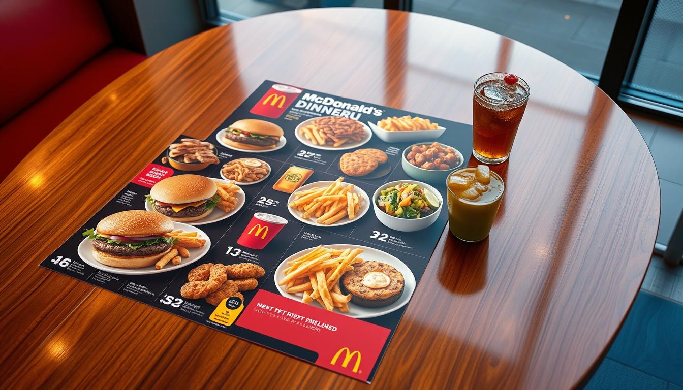 mcdonald's dinner menu