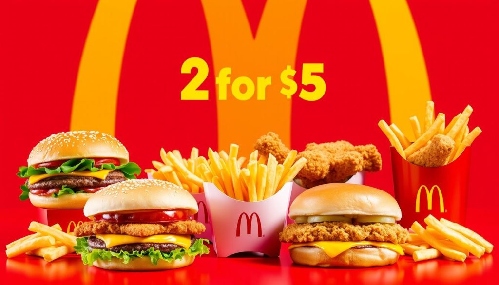 mcdonald's discounts on 2 for $5 menu items