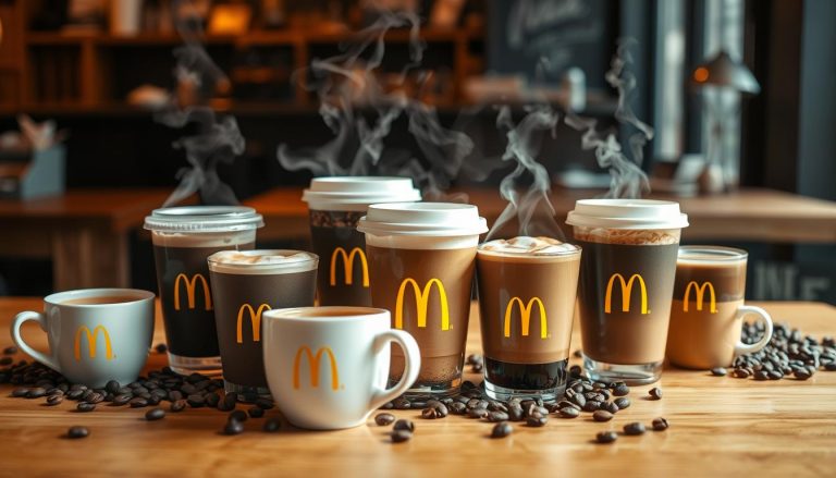 mcdonald's hot coffee menu