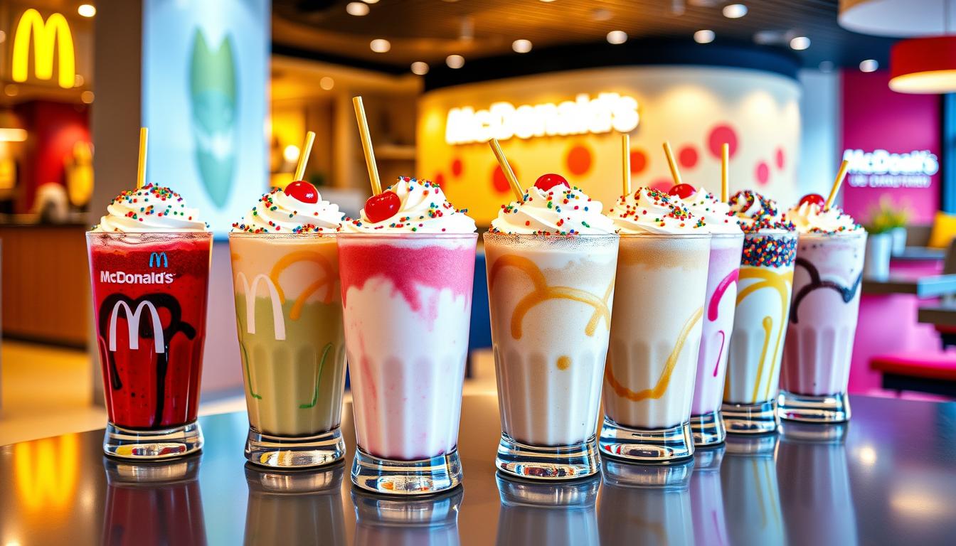 mcdonald's milkshake menu