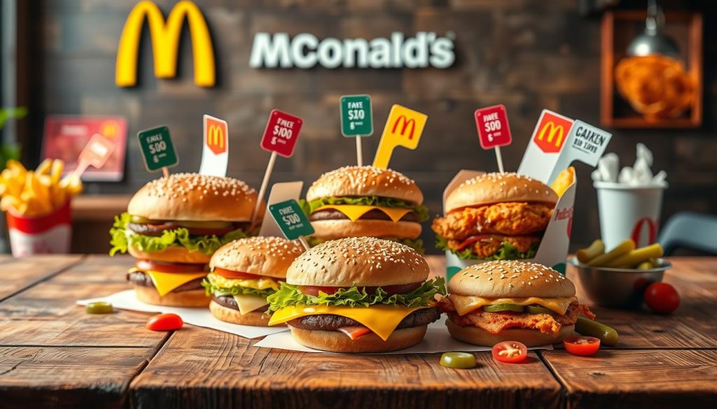 mcdonald's sandwich menu pricing