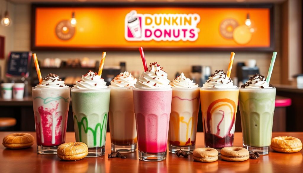 new frappes at dunkin' donuts