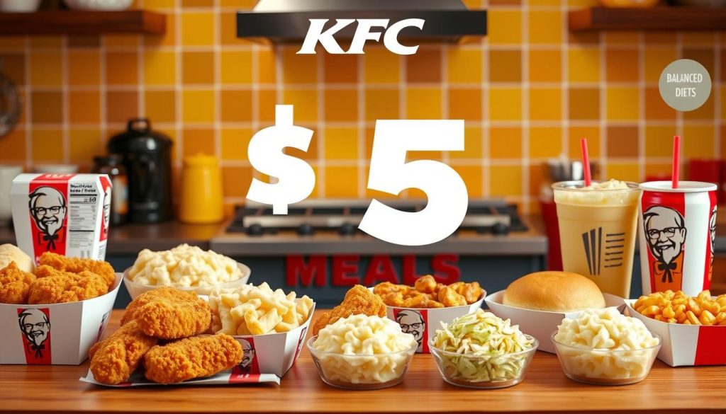 nutritional information KFC $5 meals