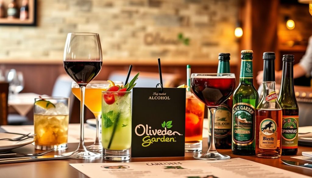 olive garden alcohol menu