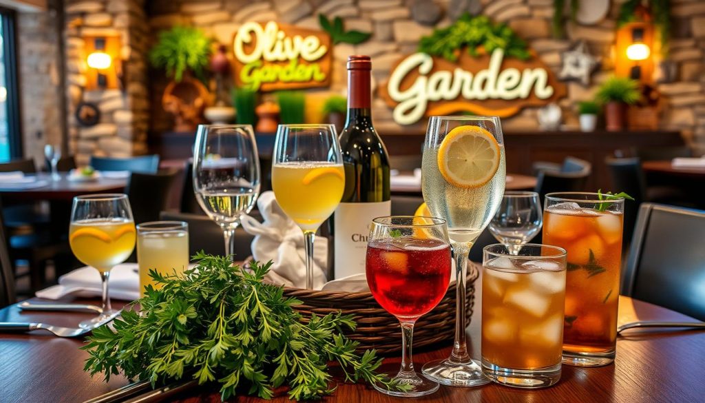 olive garden drink menu