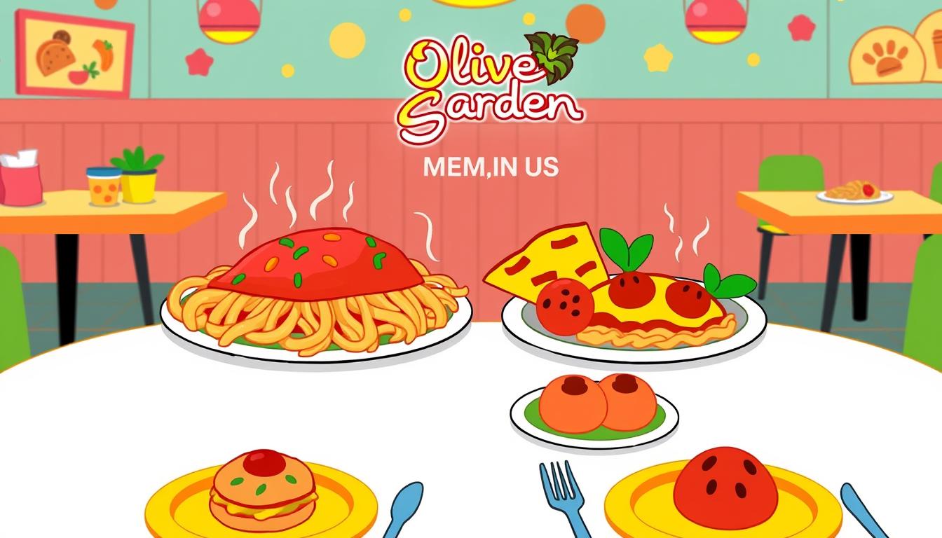 olive garden kids menu