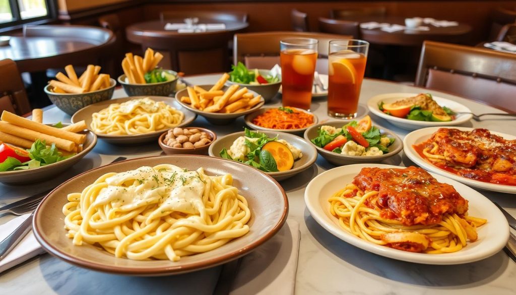 olive garden lunch menu items