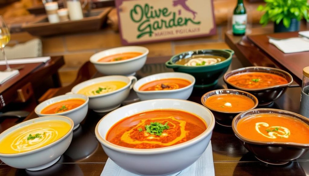 olive garden soup menu prices