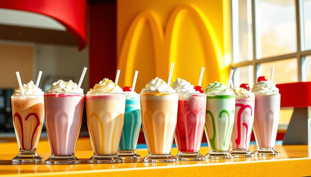 order McDonald's milkshake