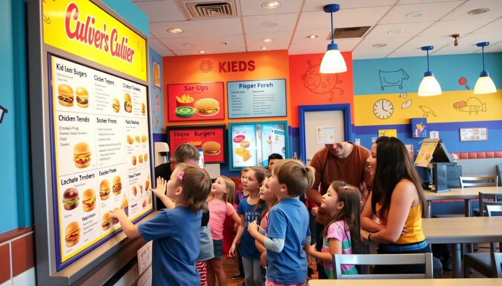 ordering from culver's kids menu