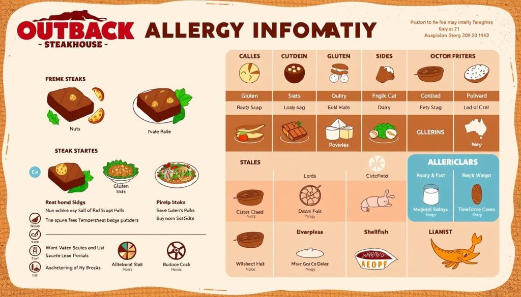 outback steakhouse allergy information