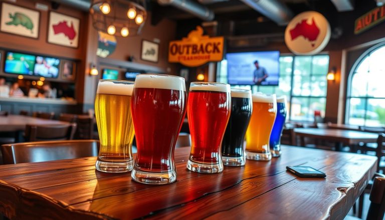 outback steakhouse beer menu