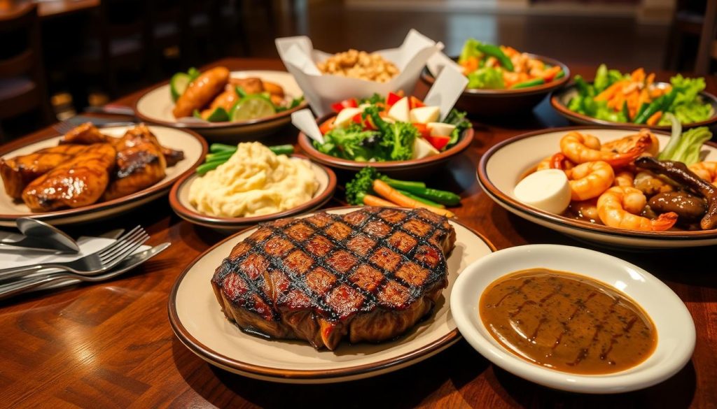 outback steakhouse main courses