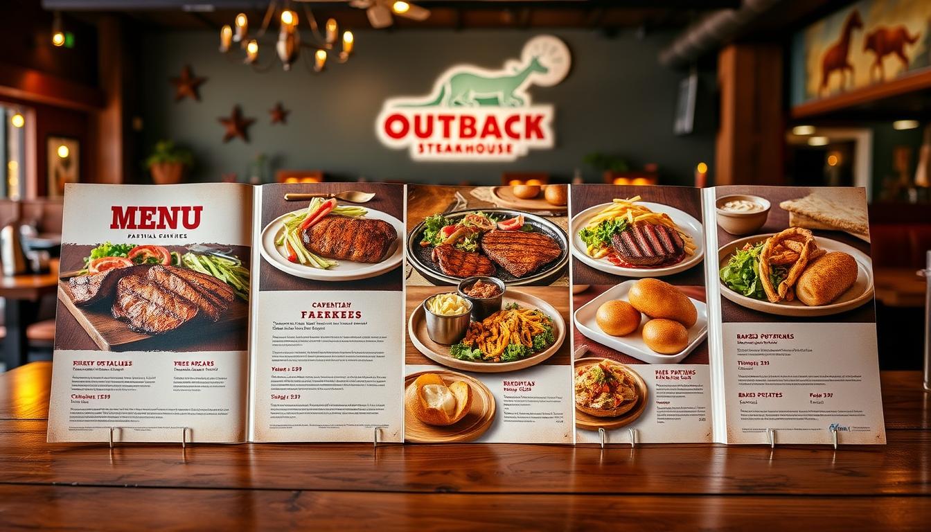 outback steakhouse menu with pricing