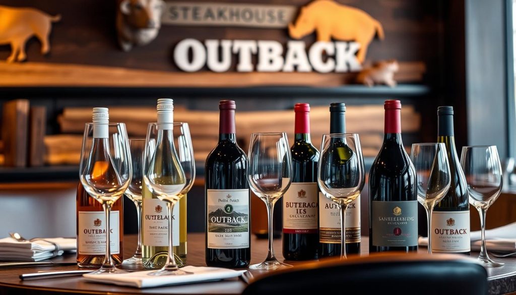 outback steakhouse wine choices