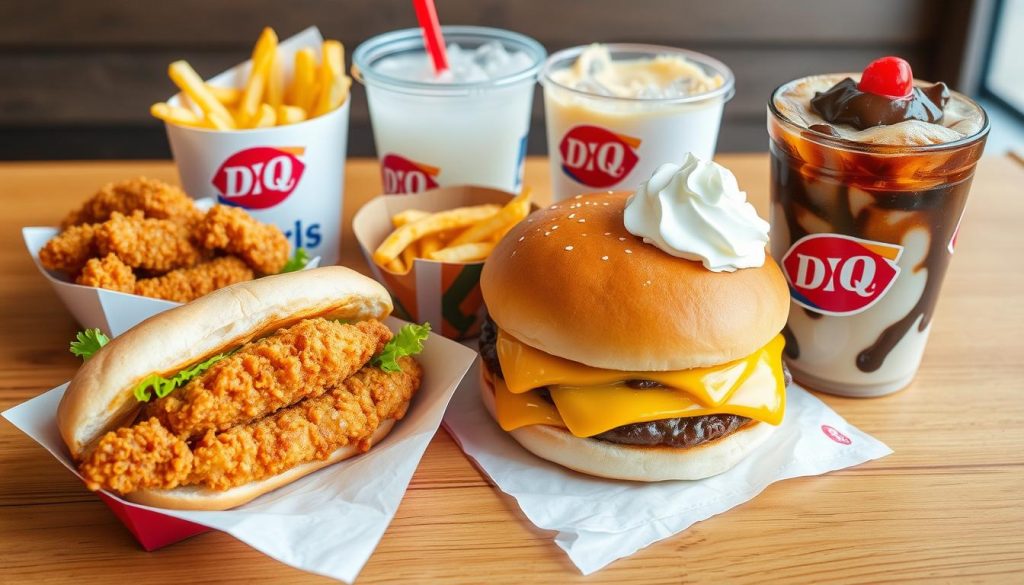 popular items on dairy queen lunch menu