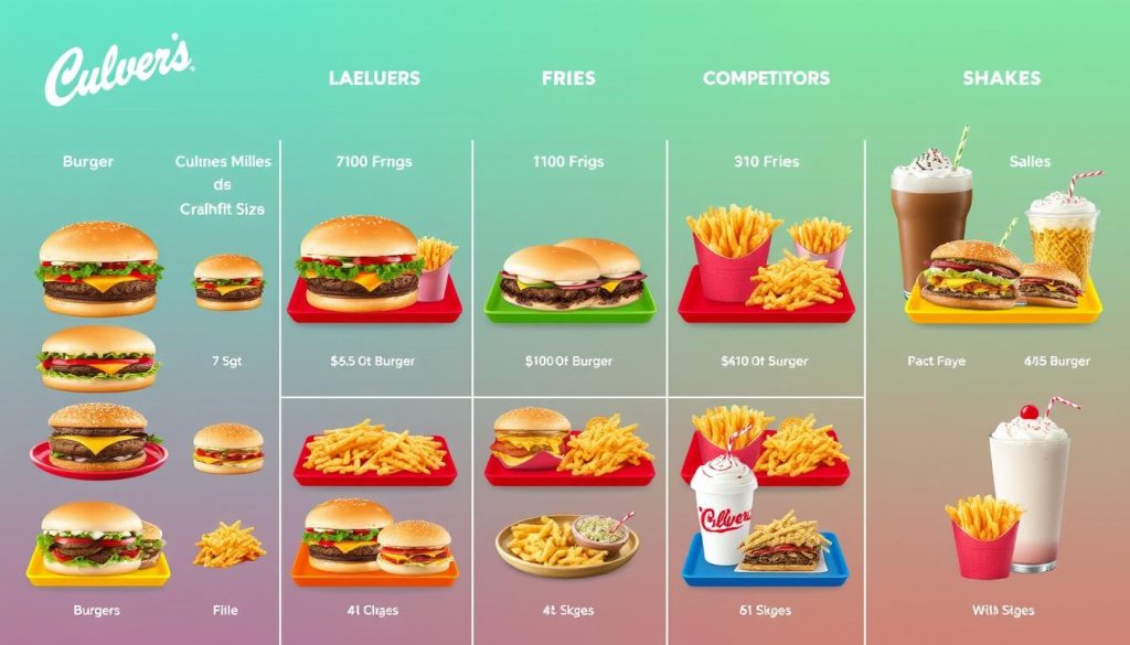 pricing comparison culver's vs competitors