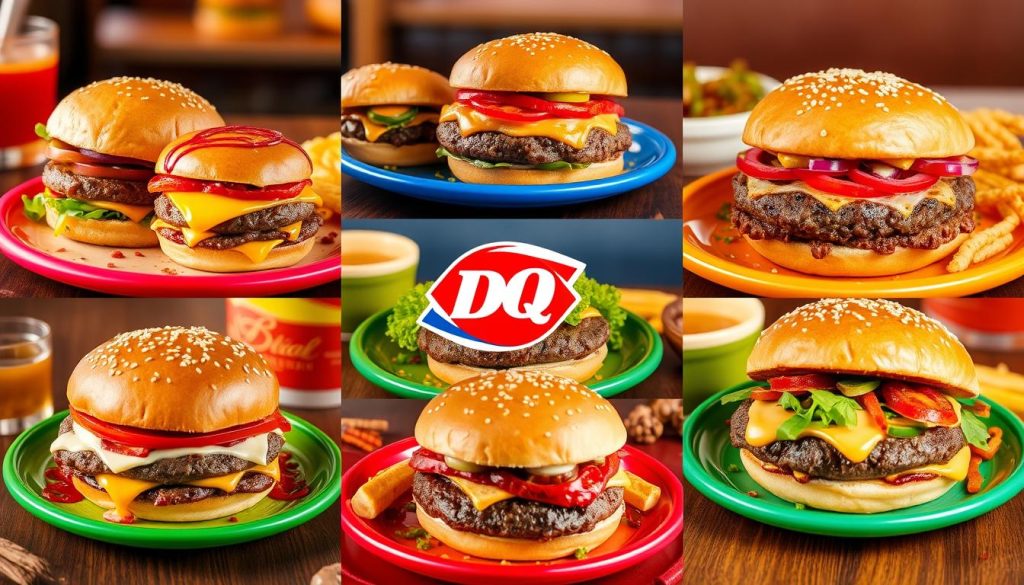 regional variants on the dairy queen burgers menu