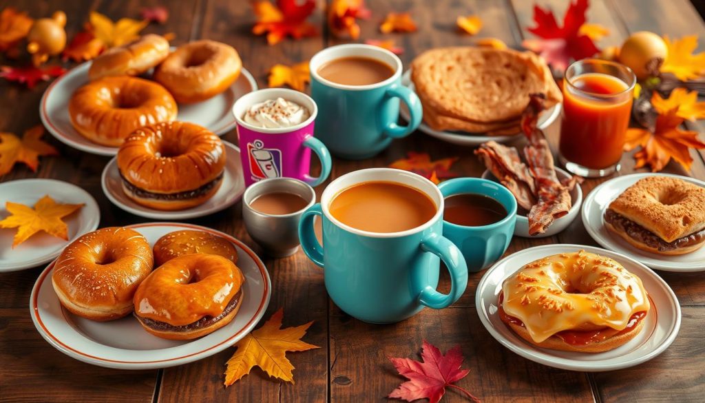 seasonal Dunkin Donuts breakfast menu updates