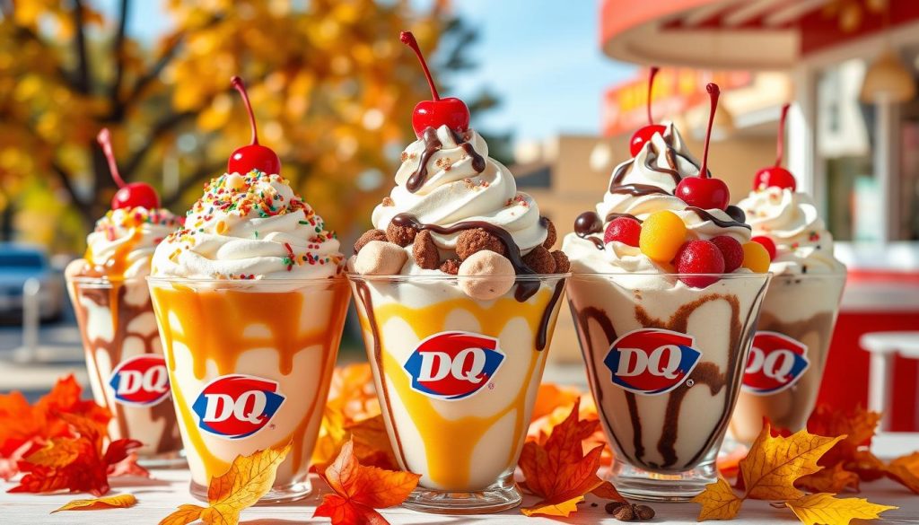 seasonal flavors and limited time desserts at Dairy Queen