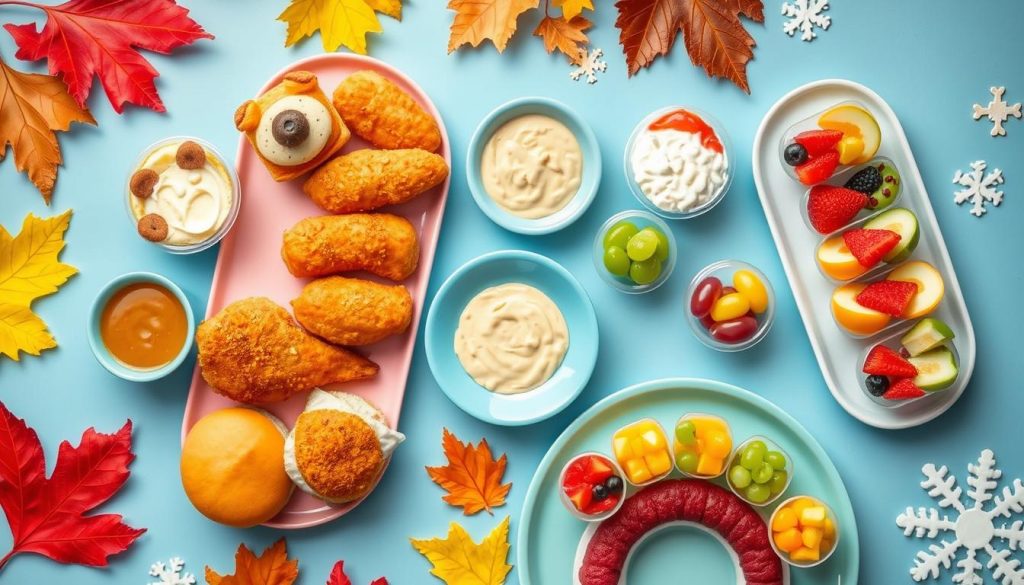 seasonal kids menu items