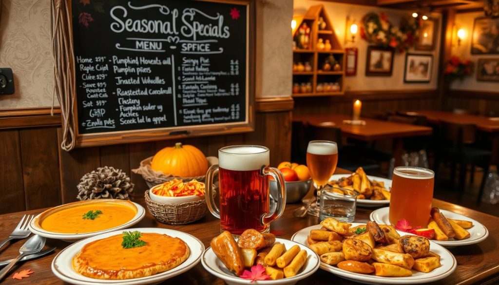 seasonal specials Cracker Barrel Pub Menu