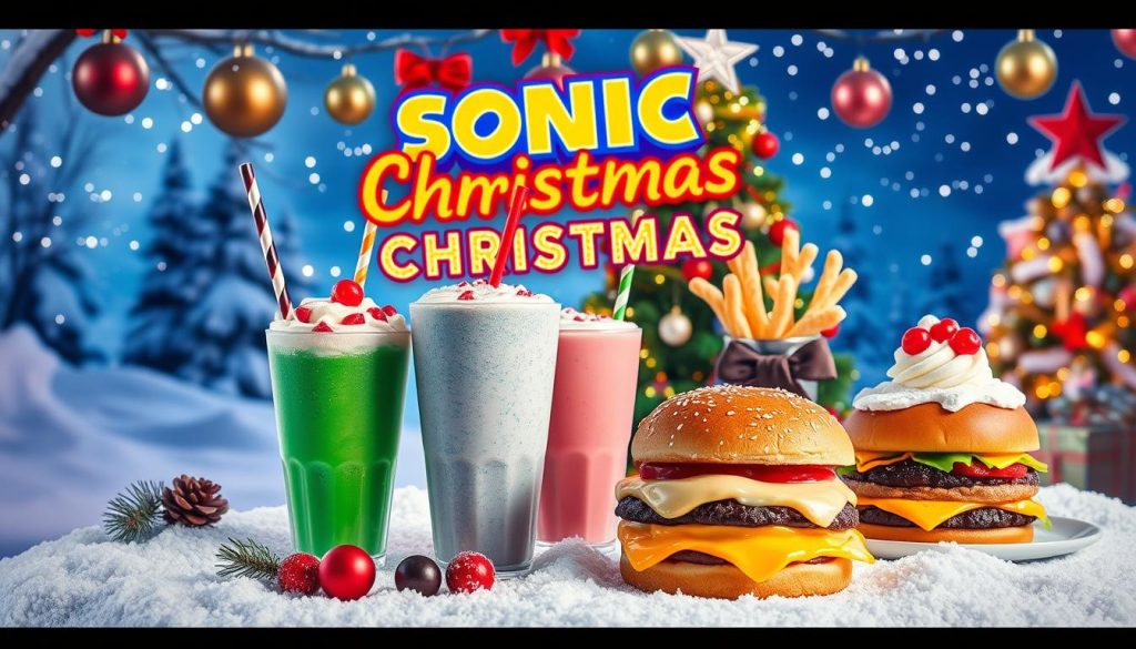 sonic christmas menu