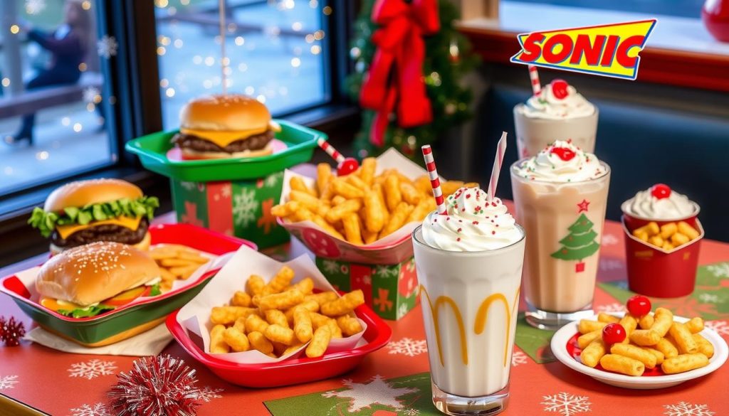 sonic holiday menu items