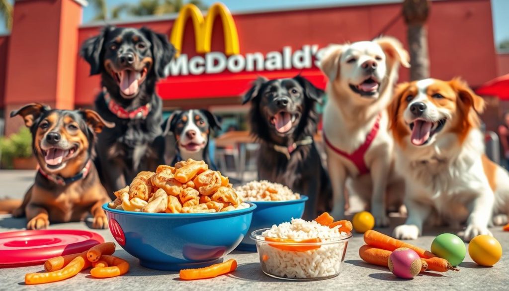 special dog-friendly menu items at McDonald's