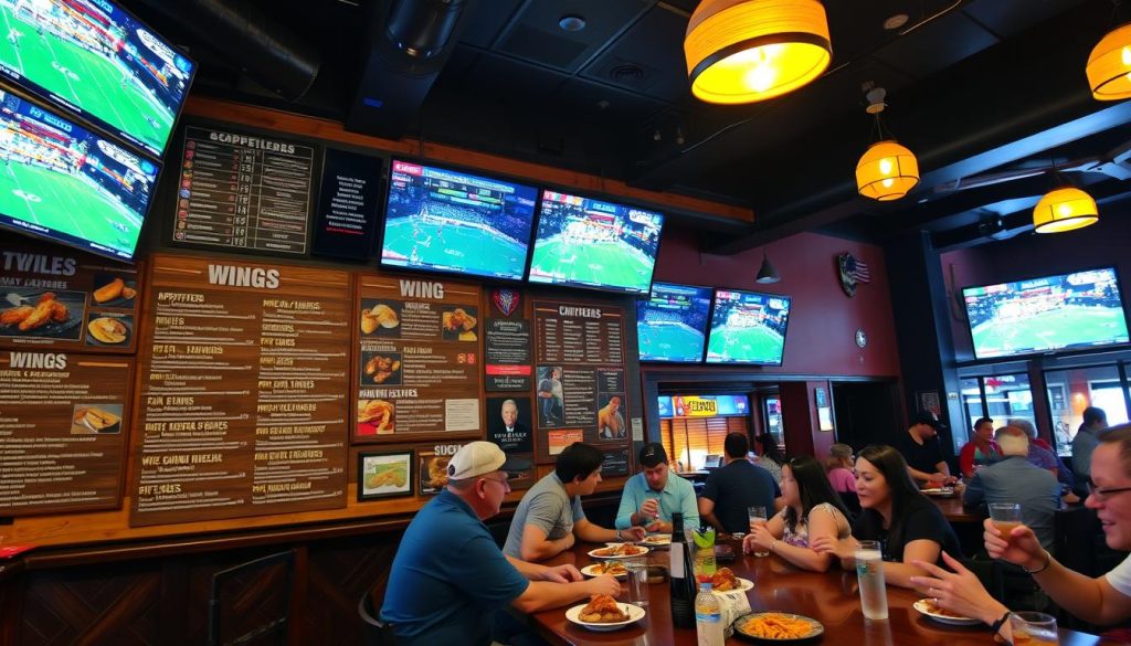 sports bar menu