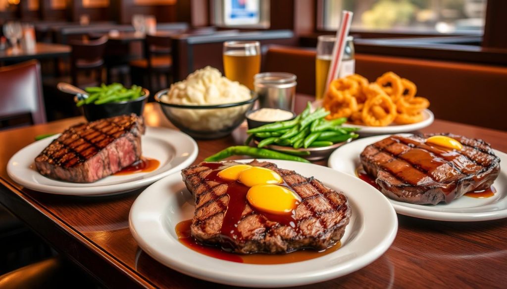 steak dishes at Applebee's