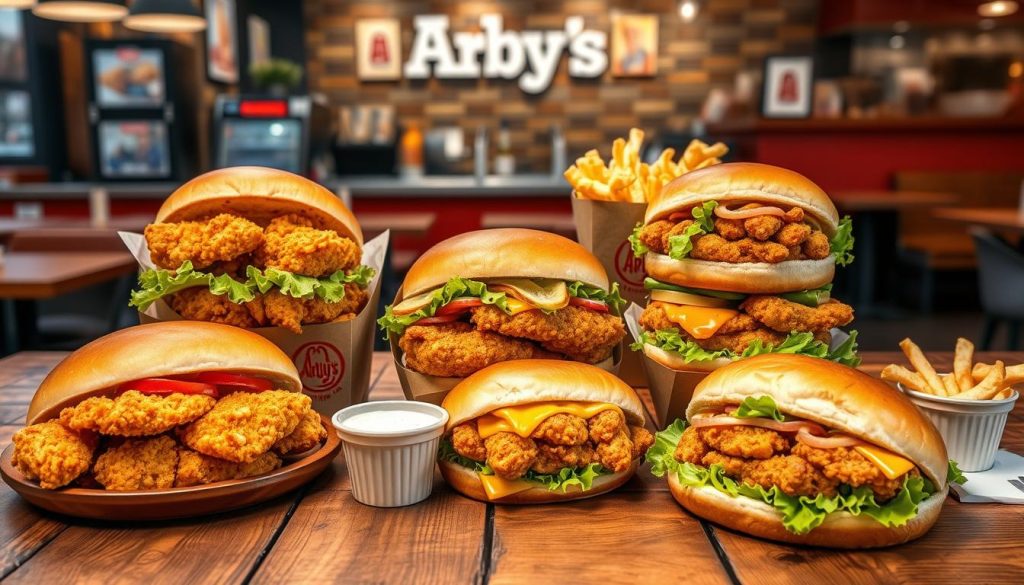 Arby's chicken sandwich options