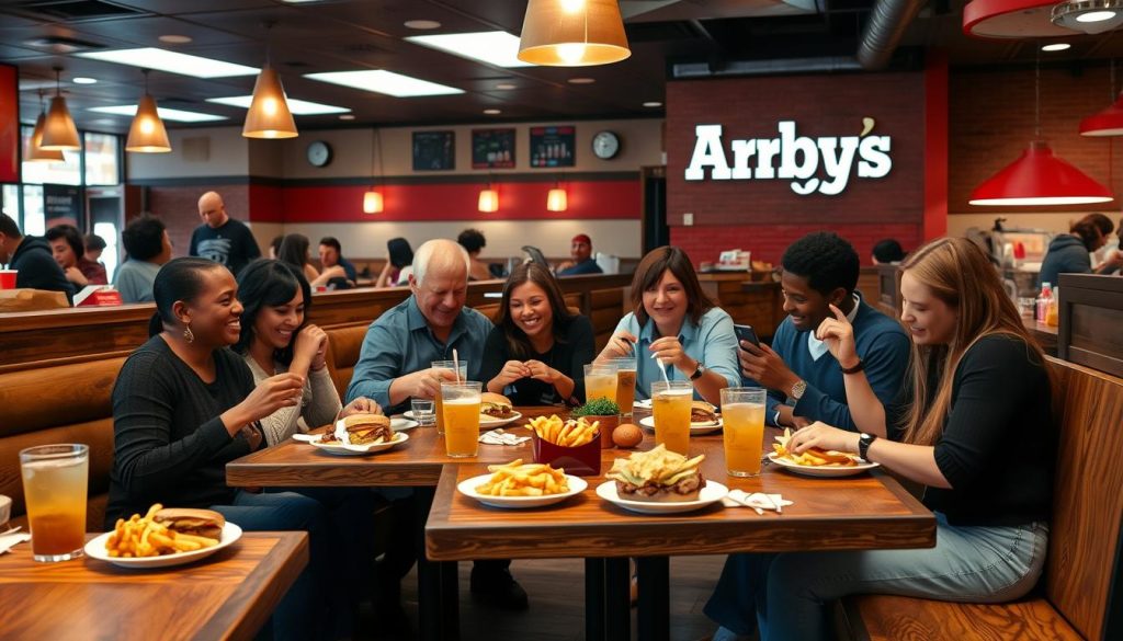 Customer experience eating at Arby's