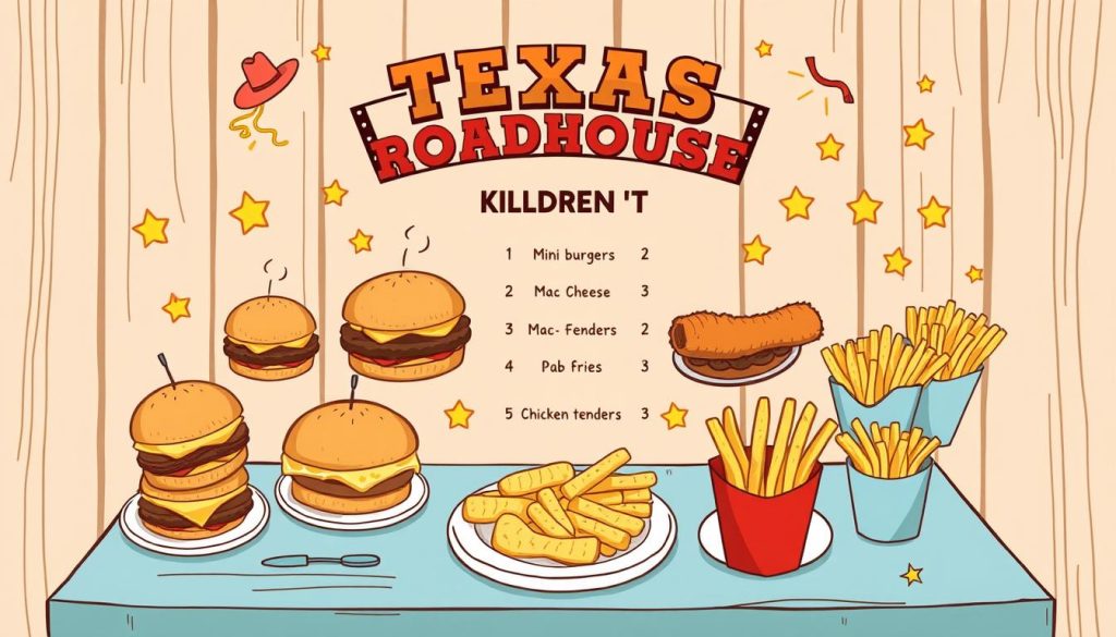 Texas Roadhouse children's menu updates