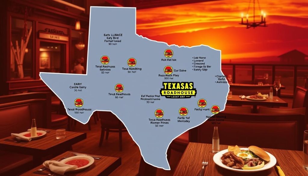 Texas Roadhouse locations for early bird menu availability