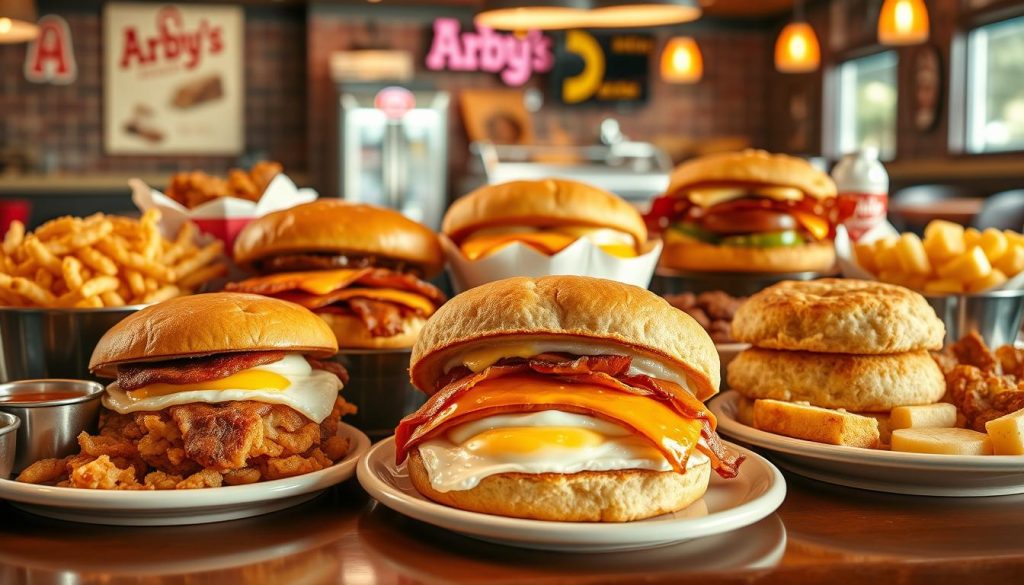 arby's breakfast menu deals