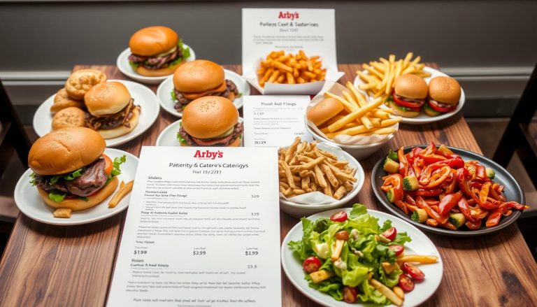 arby's catering menu with prices