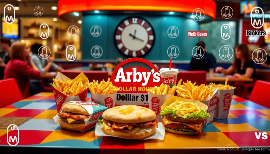 arby's dollar menu happy hour