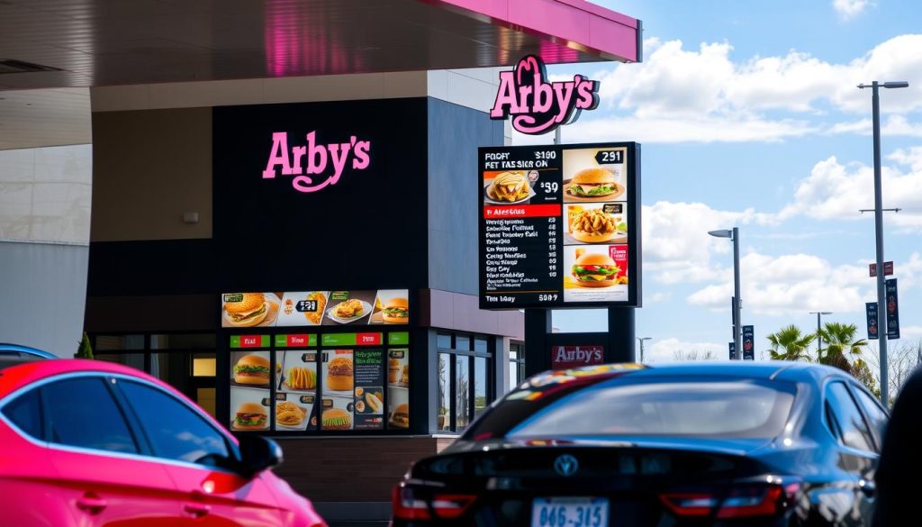 arby's drive-thru menu