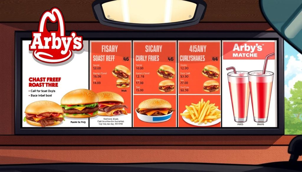 arby's drive thru nutrition information