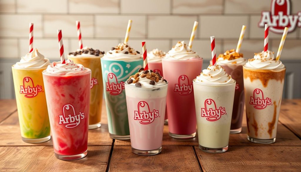 arby's milkshake prices