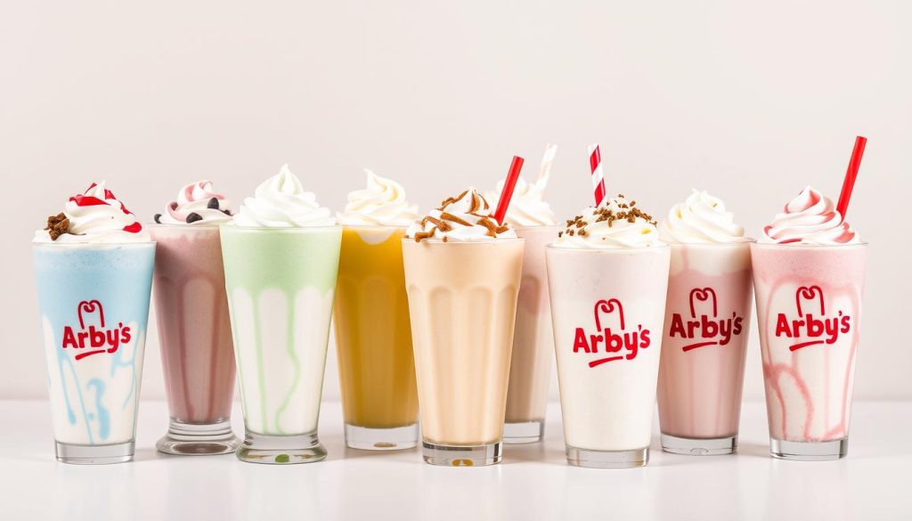 arby's milkshake sizes