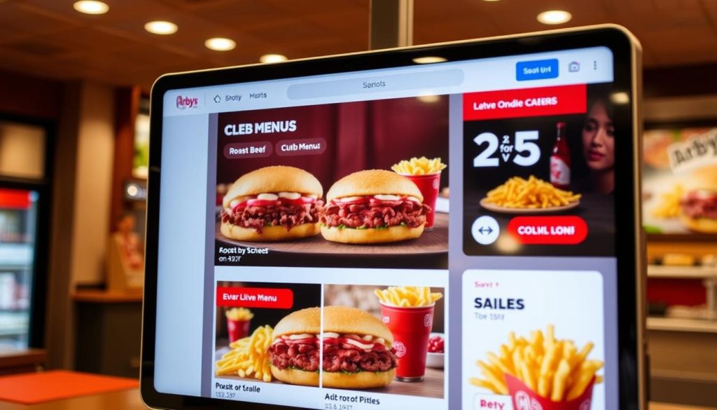 arby's online ordering